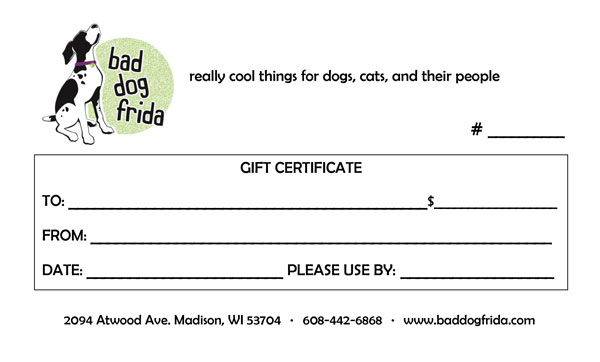 scan of gift certificate